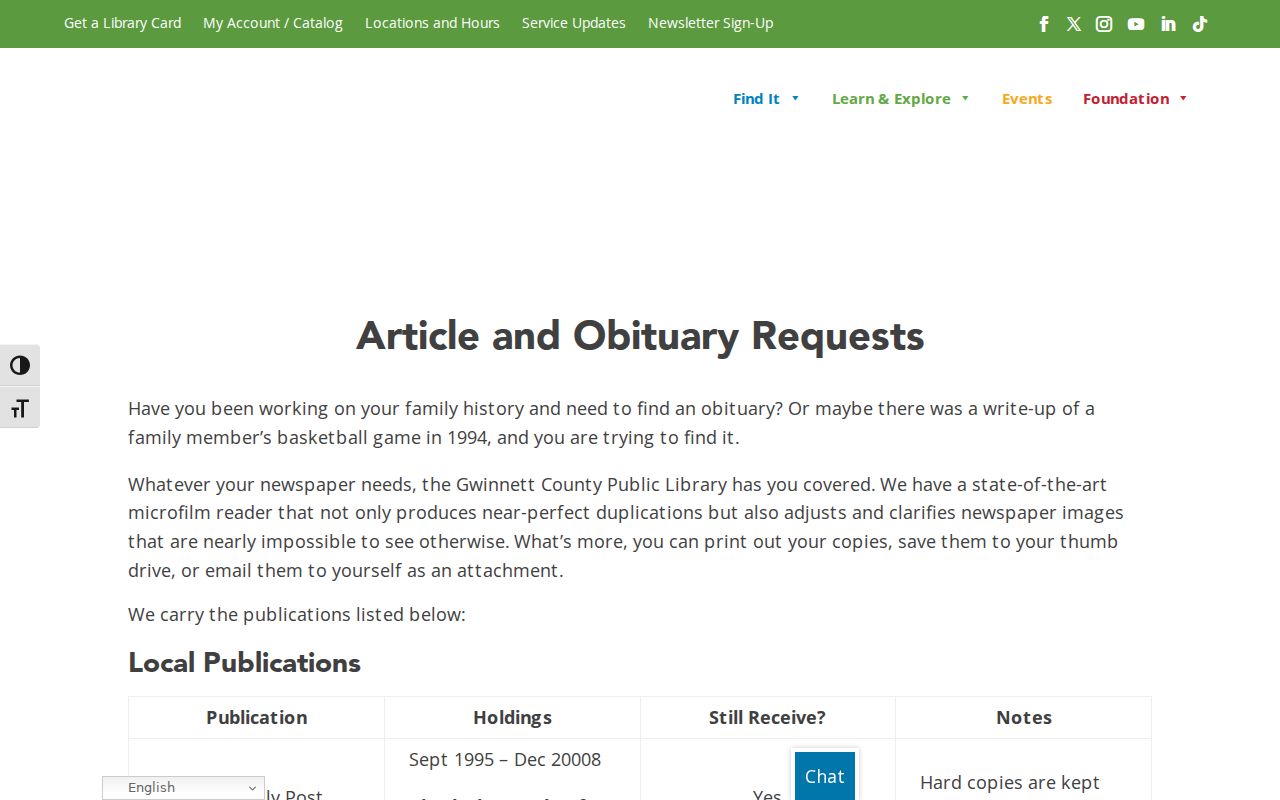 Suwanee people directories newspaper and census microfilm coverage